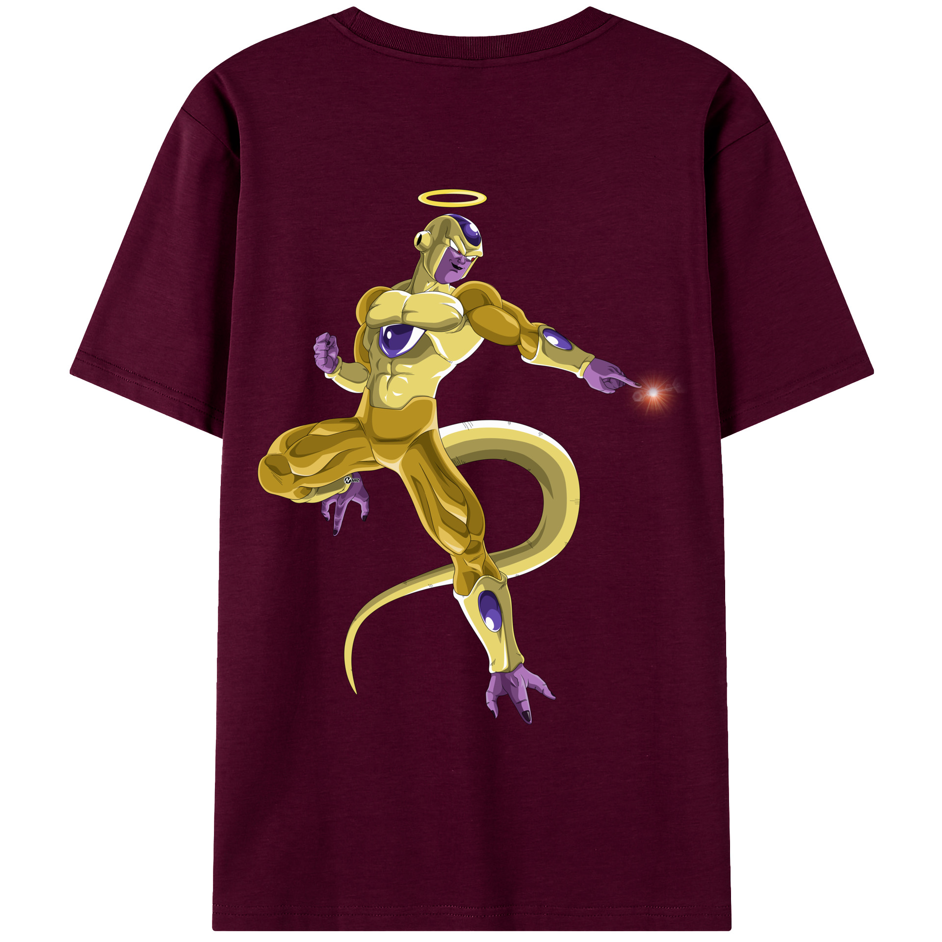 （画像用） ドラゴンボール フリーザ DRAGON BALL Frieza レディース半袖Tシャツ(バックプリント)
